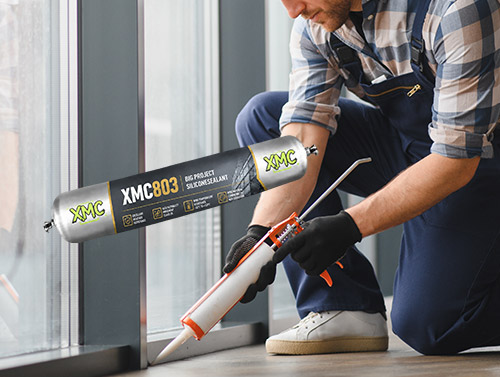 Silikondichtstoff für große Projekte